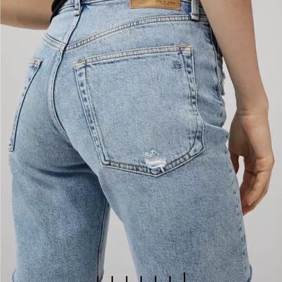 RAG & BONE Vintage Bermuda Mis-Rise Bermuda Shorts NWT Size 26 - Picture 7 of 10